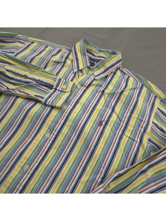 Ralph Lauren Other - Polo Ralph Lauren Shirt Men XL Classic Fit Stripe Button Down Cotton Preppy